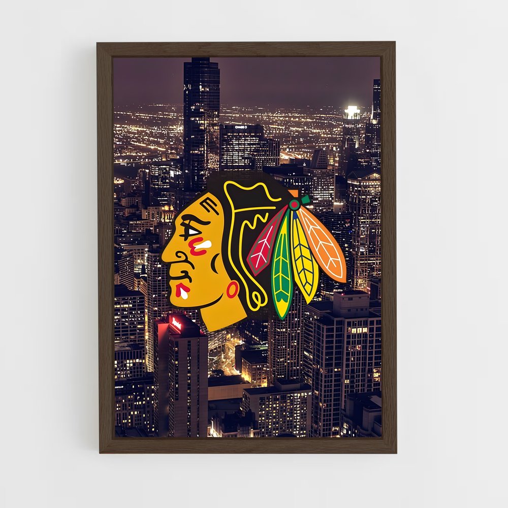 Poster Blackhawks Spirit – affiche Hockey sur glace (vue 5)